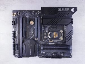 High-performance motherboard, symbolizing advancements in 5G and connectivity technology.